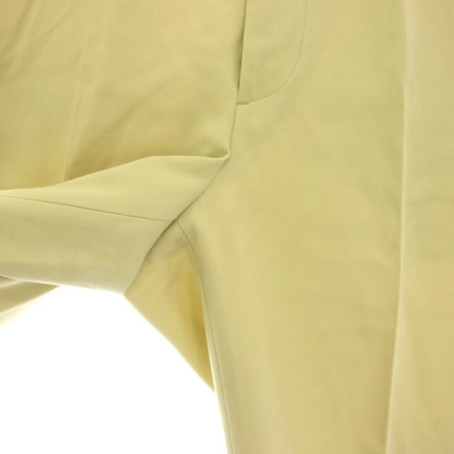 【中古】オーラリー AURALEE 24年製 LIGHT WOOL MAX GABARDINE SLACKS パンツ スラックス 3 黄緑 A24AP02MG /YM_5