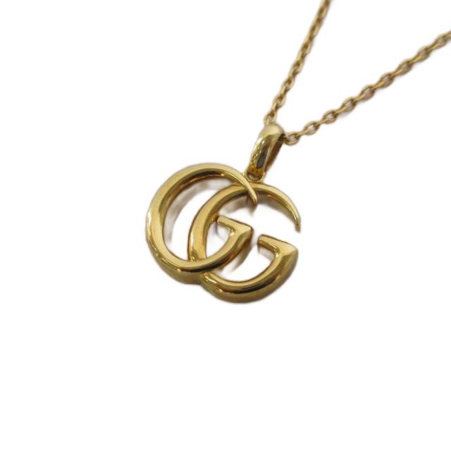 【中古】グッチ GUCCI GGネックレス ペンダント K18  AU750 ゴールドカラー /KH ■OH レディース