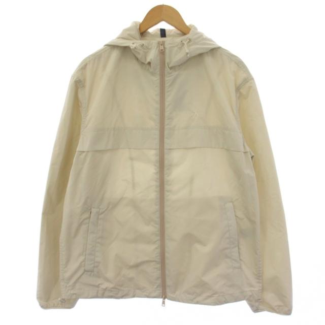 【中古】未使用品 ポロ ラルフローレン POLO RALPH LAUREN ナイロンジャケット パーカー S アイボリー レディース