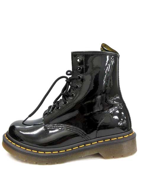 中古 ドクターマーチン Dr Martens ショートブーツ パテント 8ホール エナメル Uk4 黒 Yh D レディースの通販はau Pay マーケット ブランド古着のベクトル