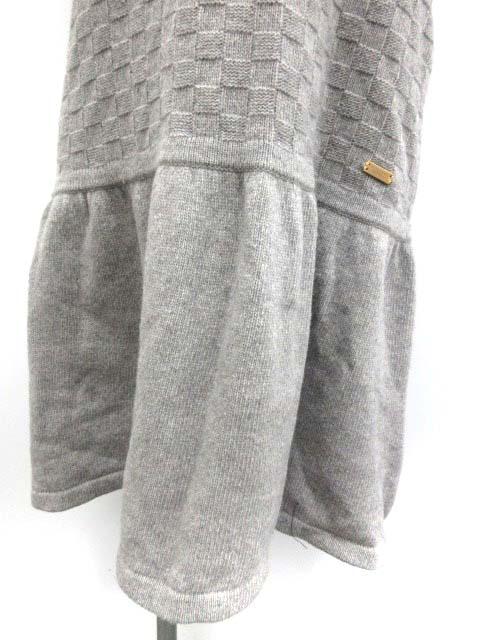 中古 ブルーレーベルクレストブリッジ Blue Label Crestbridge ワンピース ニット 半袖 ひざ丈 38 グレー 白 Tk レディースの通販はau Pay マーケット ブランド古着のベクトル