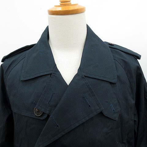 中古 ミスタージェントルマン Mr Gentleman トレンチコート ショート丈 紺 Xl Q5 メンズの通販はau Pay マーケット ブランド古着のベクトル