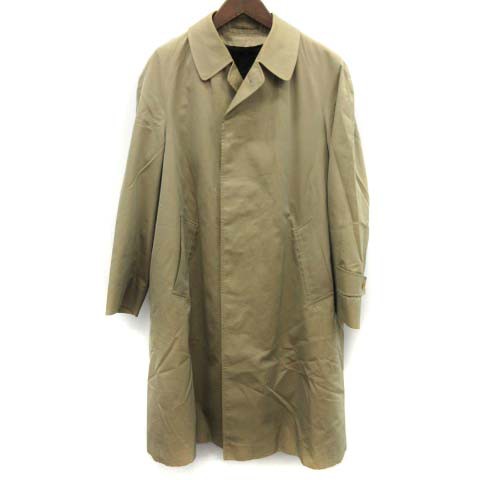 中古 アクアスキュータム Aquascutum ステンカラーコート ファー