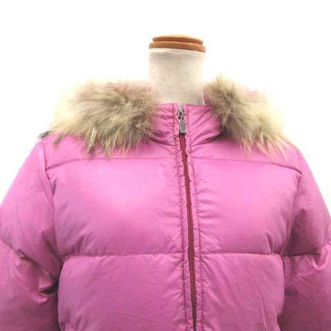 【美品】DUVETICA　ダウンコート　40サイズ　ブラウン×ピンクジャケット/アウター