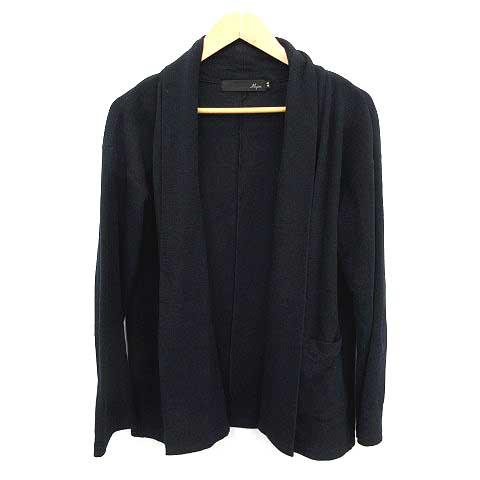 中古 マージン Magine ジャケット カーディガン 羽織り 長袖 44 紺 ネイビー Ym メンズの通販はau Pay マーケット ブランド古着のベクトル