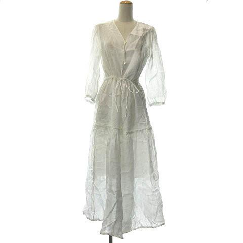 中古 23区 オンワード樫山 18ss Libeco ワンピース ロング 長袖 リネン ペチコート 36 白 Nt40 レディースの通販はau Wowma ブランド古着のベクトル