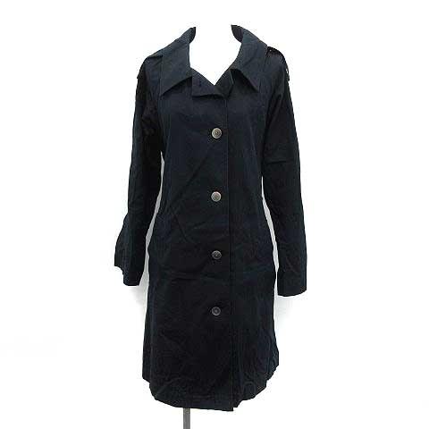 中古 マークバイマークジェイコブス Marc By Marc Jacobs トレンチコート シングル ロング L 紺 レディースの通販はau Pay マーケット ブランド古着のベクトル