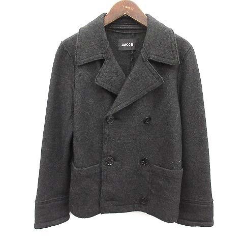 中古 ズッカ Zucca ピーコート Pコート ウール グレー Mf14 メンズの通販はau Pay マーケット ブランド古着のベクトル