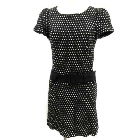 中古 エムズグレイシー M S Gracy ワンピース ドット ミニ 半袖 38 黒 ブラック Ek D レディースの通販はau Pay マーケット ブランド古着のベクトル