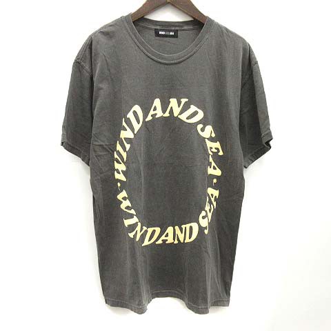 中古 19ss ウィンダンシー Wind And Sea Tシャツ サークルロゴ L 半袖