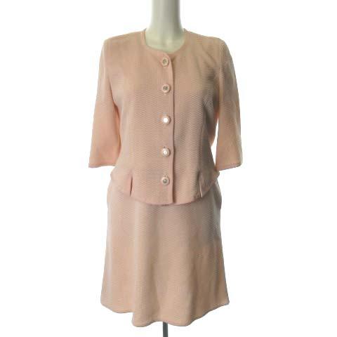 中古 フォクシー Foxey スーツ セットアップ 上下 ニット ジャケット ワンピース 38 ピンク Tk レディースの通販はau Pay マーケット ブランド古着のベクトル