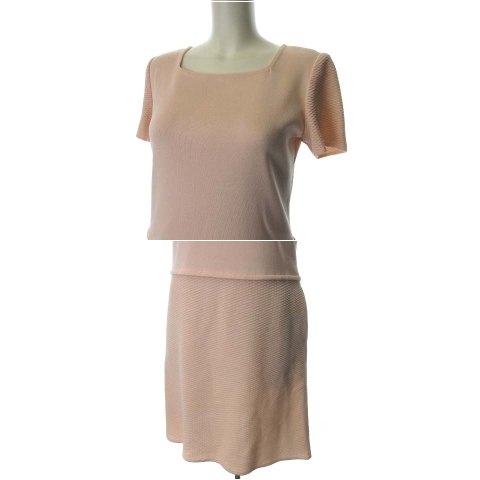 中古 フォクシー Foxey スーツ セットアップ 上下 ニット ジャケット ワンピース 38 ピンク Tk レディースの通販はau Pay マーケット ブランド古着のベクトル