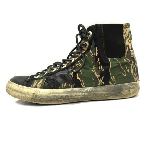 中古 ゴールデングース Golden Goose ハイカットスニーカー 迷彩柄 カモフラ ダメージ加工 カーキ Ek D メンズの通販はau Pay マーケット ブランド古着のベクトル