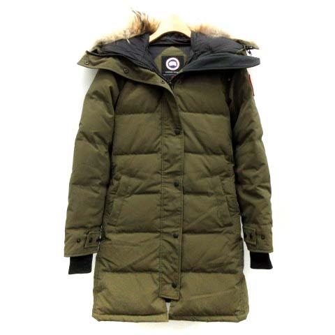 中古 カナダグース Canada Goose ダウンコート シェルバーン Shel Burne Parka 2xs カーキ 3802l Tk レディースの通販はau Pay マーケット ブランド古着のベクトル