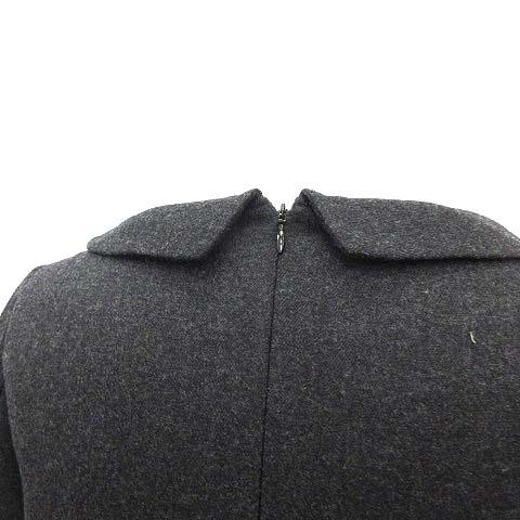 中古 トッカ Tocca ワンピース 長袖 ひざ丈 襟 リボン ウール 2 チャコールグレー Kh レディースの通販はau Pay マーケット ブランド古着のベクトル