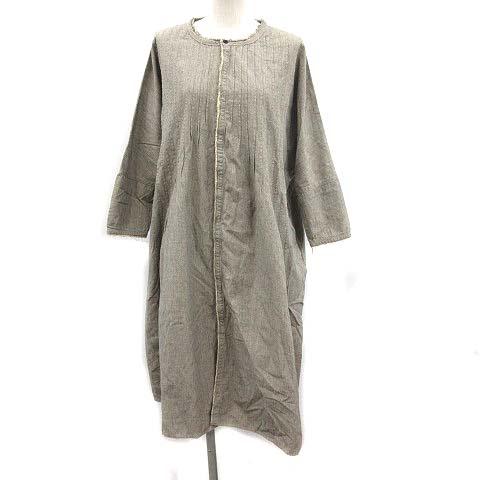 中古 キャピタル Kapital ワンピース スプリングコート ノーカラー ロング ミモレ 1 グレー Mf23 レディースの通販はau Pay マーケット ブランド古着のベクトル