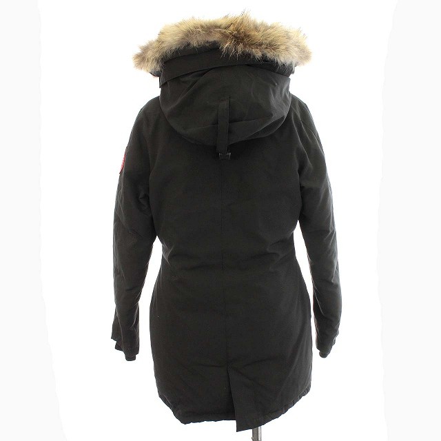 【中古】カナダグース CANADA GOOSE ダウンジャケット 3037LA VICTORIA PARKA ビクトリアパーカー ファー S 黒｜au  PAY マーケット