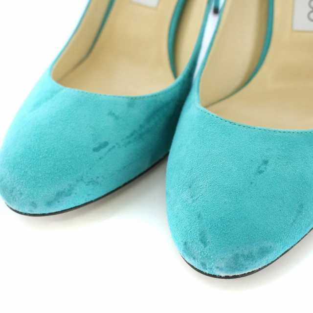 中古】ジミーチュウ JIMMY CHOO パンプス スエード ラウンドトゥ 38