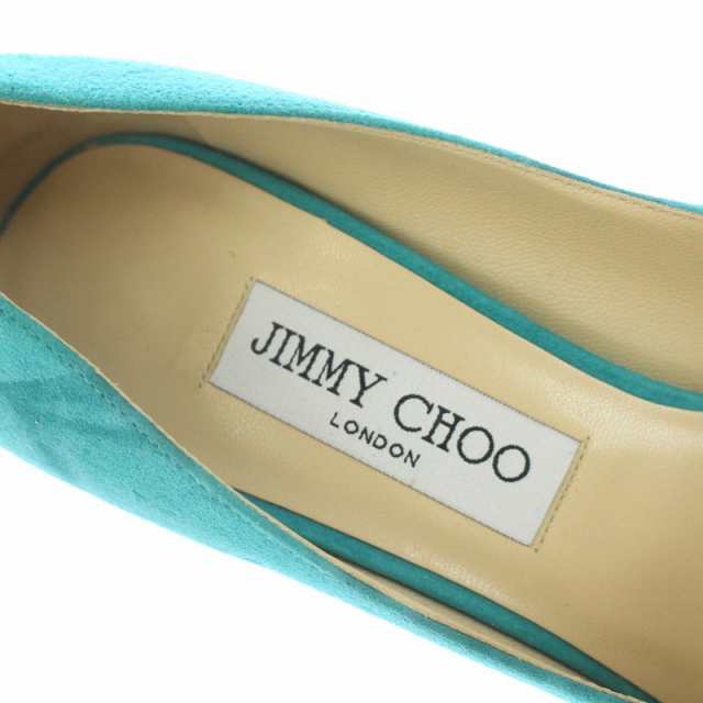 中古】ジミーチュウ JIMMY CHOO パンプス スエード ラウンドトゥ 38