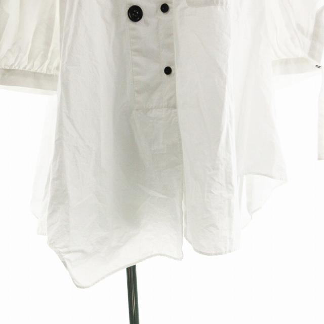 【中古】エンフォルド ENFOLD 24SS WAVE-HEM SHIRT シャツ ブラウス ボリューム袖 ノーカラー コットン 半袖 38 Mの通販は 【中古】エンフォルド ENFOLD 24SS WAVE-HEM SHIRT シャツ ブラウス ボリューム袖 ノーカラー コットン 半袖 38 Mの通販は