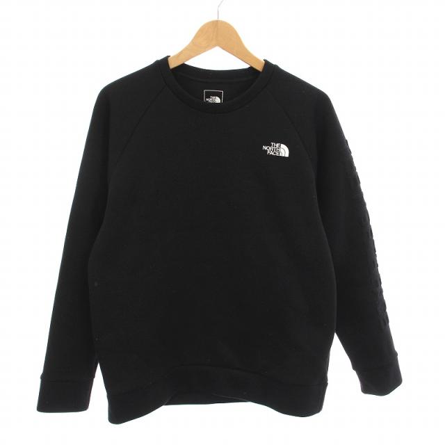 【中古】ザノースフェイス TECH AIR SWEAT CREW テックエアースウェットクルー トレーナー 長袖 M 黒 NT12287