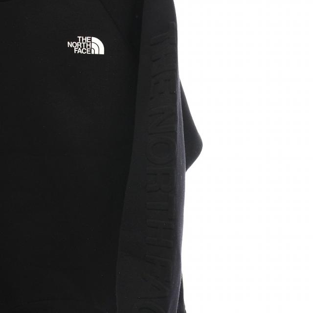 【中古】ザノースフェイス TECH AIR SWEAT CREW テックエアースウェットクルー トレーナー 長袖 M 黒 NT12287