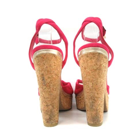 中古 リリーブラウン サンダル ストラップ チャンキーヒール ヒール 13cm オープントゥ L 25cm ピンク レディースの通販はau Pay マーケット ブランド古着のベクトル