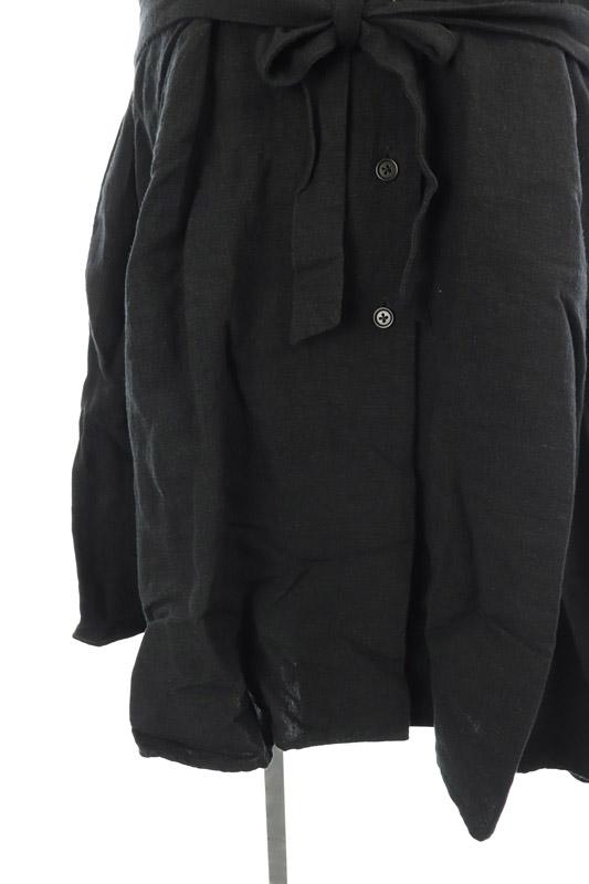 中古 ヤエカ Yaeca ワンピース ロング 半袖 シャツ リネン ラップ S 黒 My Os レディースの通販はau Pay マーケット ブランド古着のベクトル