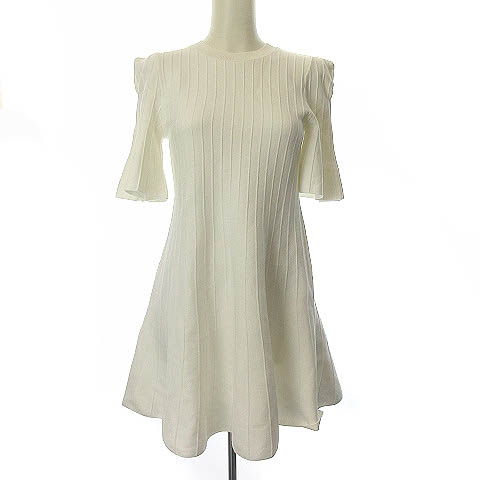 中古 スナイデル Snidel 19ss ハーフスリーブニットワンピース ミニ 半袖 F 白 ホワイト Ad36 レディースの通販はau Pay マーケット ブランド古着のベクトル
