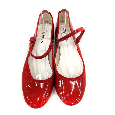 中古 レペット Repetto パンプス ストラップ エナメル ローヒール 39 赤 Yi14 レディースの通販はau Pay マーケット ブランド古着のベクトル