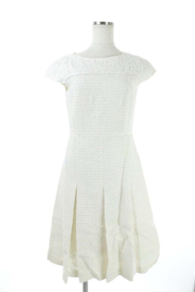 中古 トッカ Tocca 16aw ワンピース ドレス ひざ丈 フレンチスリーブ Bliss 0 白 Kn Os レディースの通販はau Pay マーケット ブランド古着のベクトル