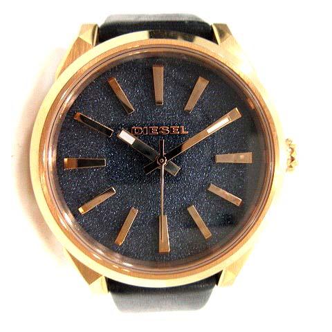 中古 ディーゼル Diesel 腕時計 クォーツ ヌキ Nuki レザー 紺 ピンクゴールド色 Yi18 D レディースの通販はau Pay マーケット ブランド古着のベクトル