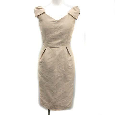 中古 未使用品 ラグナムーン Lagunamoon ワンピース ドレス ノースリーブ ひざ丈 タイト S ベージュ Ecの通販はau Pay マーケット ブランド古着のベクトル