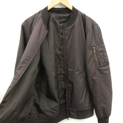 中古 ユニクロ Uniqlo Ma 1 ジャケット ブルゾン ジップアップ 9 M 茶 ブラウン Oi メンズの通販はau Pay マーケット ブランド古着のベクトル