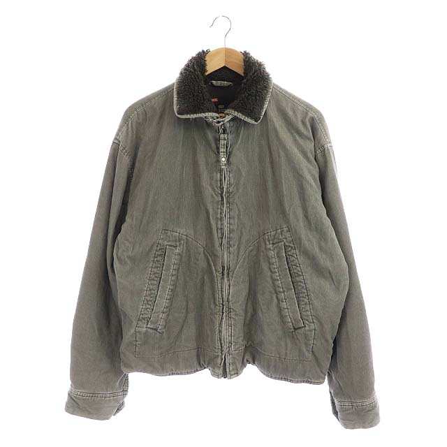 中古】ディーゼル DIESEL ジャケット アウター コーデュロイ L グレー