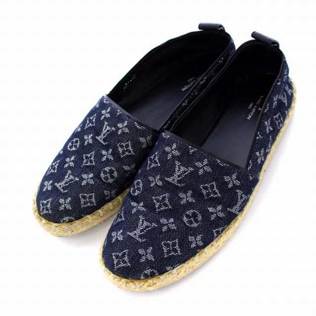 美品 Louis Vuitton ダミエ レース スパンコール エスパドリーユ