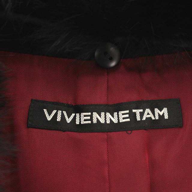 中古】ヴィヴィアンタム VIVIENNE TAM ロングコート チャイナボタン