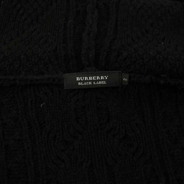 中古】BURBERRY BLACK LABEL ダッフルコート ショート丈 カーディガン