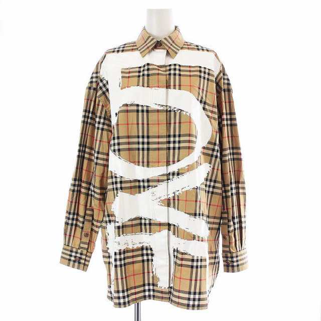 25％OFF バーバリー BURBERRY 21SS カジュアルシャツ 長袖 LOVE ロゴ