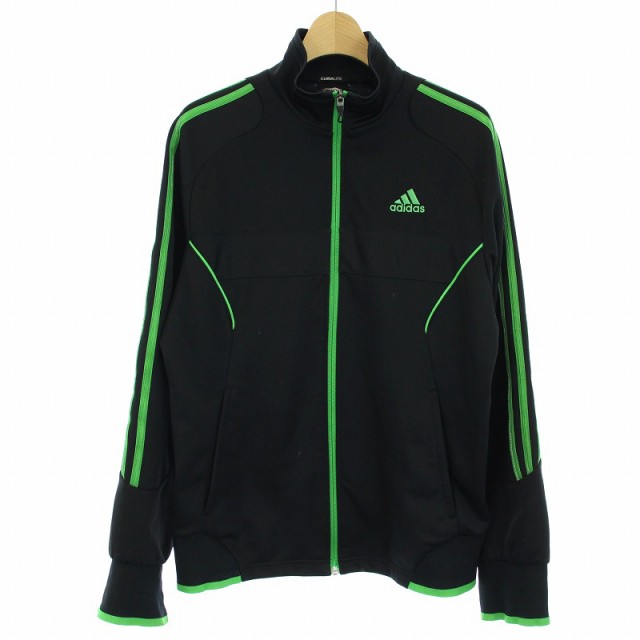 中古】アディダス adidas トラックジャケット ジャージ ライン ジップ