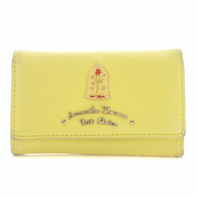 サマンサタバサ　美女と野獣　ベル　黄色　長財布