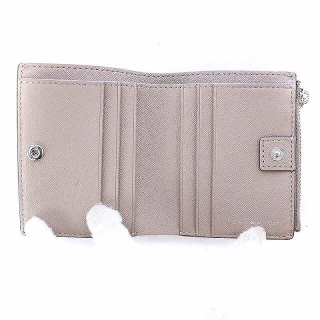 中古】トリーバーチ TORY BURCH ROBINSON MINI WALLET ロビンソン 二