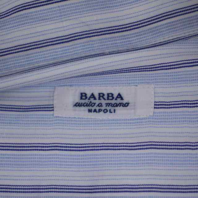 BARBA バルバ シャツワンピース 白 - ロングワンピース