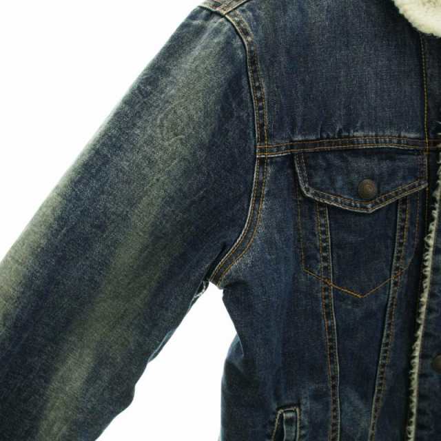 中古】リーバイスプレミアム Levis PReMIUM TYPE 3 SHERPA TRUCKER 裏