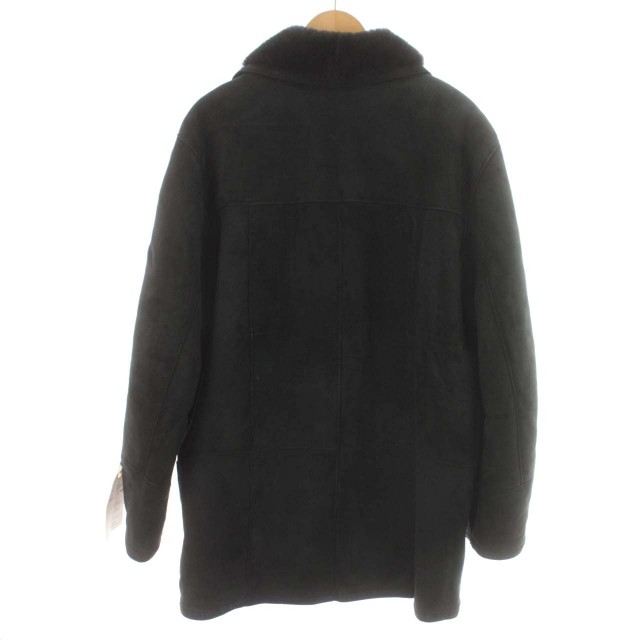 中古】未使用品 SHEARLING タグ付き ムートンコート ショールカラー