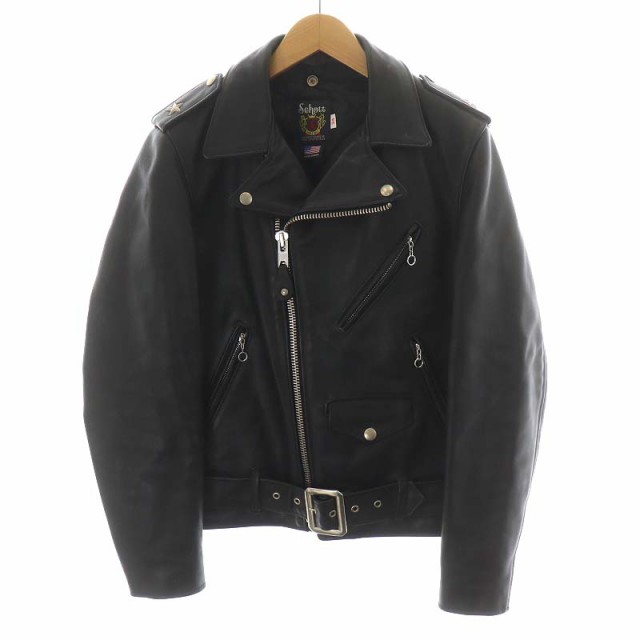 中古】ショット SCHOTT ワンスター34 ライダースジャケット ダブル