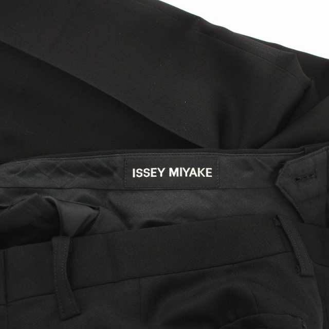 中古】イッセイミヤケ ISSEY MIYAKE スラックス パンツ ジップフライ