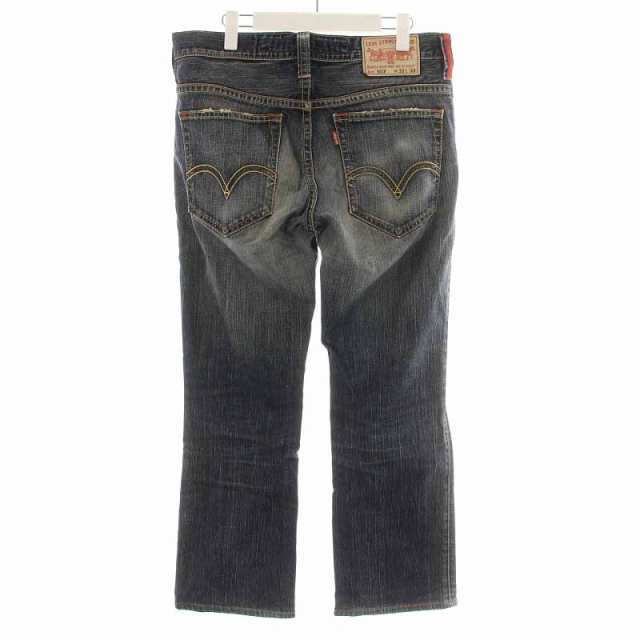 中古】リーバイス Levi's 507 デニムパンツ ジーンズ ロング USED加工