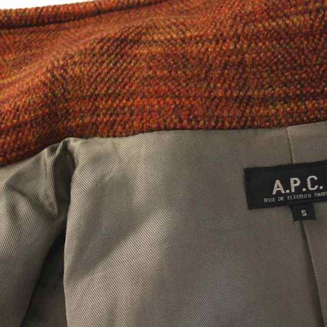 中古】アーペーセー A.P.C. ショートコート ウール 比翼ボタン