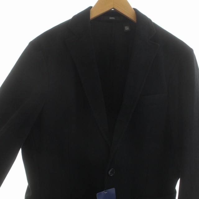 【中古】未使用品 エドウィン EDWIN デニスラ TAILORED JACKET テーラードジャケット シングル コーデュロイ M 黒｜au PAY  マーケット